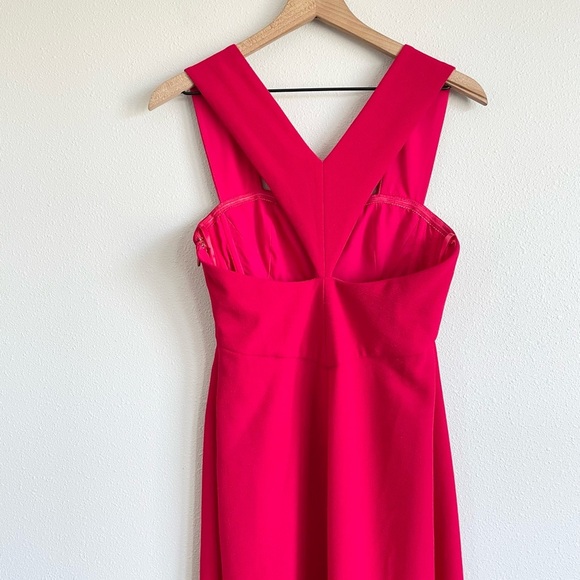 BCBGMAXAZRIA Agata Red Gown Dress formal prom homecoming wedding gala black tie - Picture 8 of 10